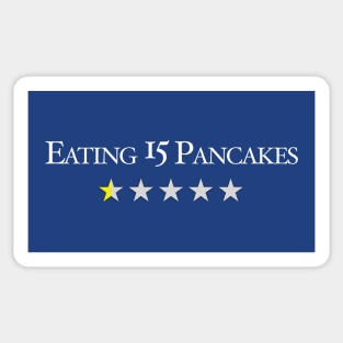 Eating 15 Pancakes: A Review Sticker